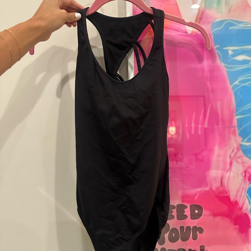 Jo+Jax Black Racerback Dance Leotard